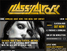 Tablet Screenshot of myclassicalrock.com